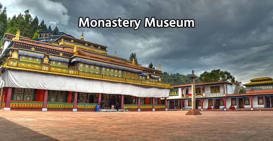 Traditional Buddhist Monastery and Museum in Bhutan