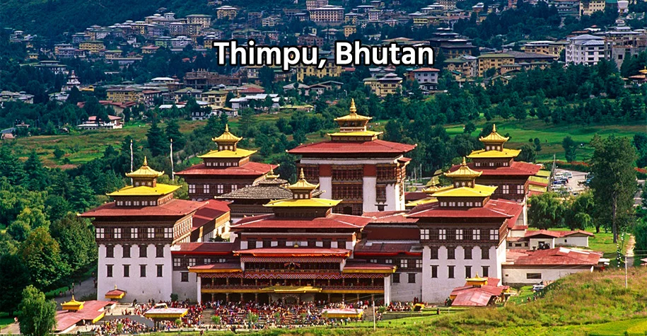 Thimphu, the capital city of Bhutan