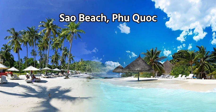 Sao Beach in Phu Quoc Island, Vietnam